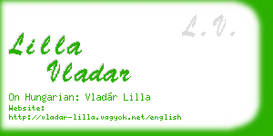 lilla vladar business card