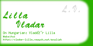 lilla vladar business card